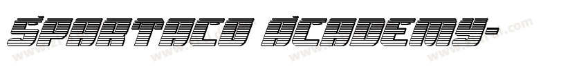 Spartaco Academy字体转换
